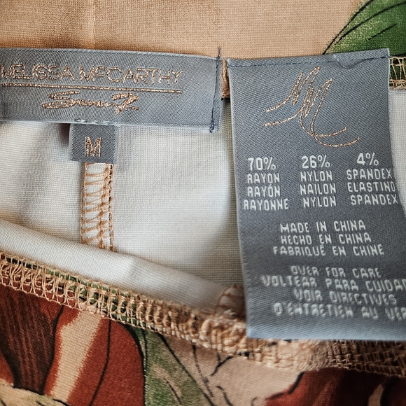 Melissa McCarthy Women Artsy Floral Pencil Skirt Size M - Picture 5 of 6